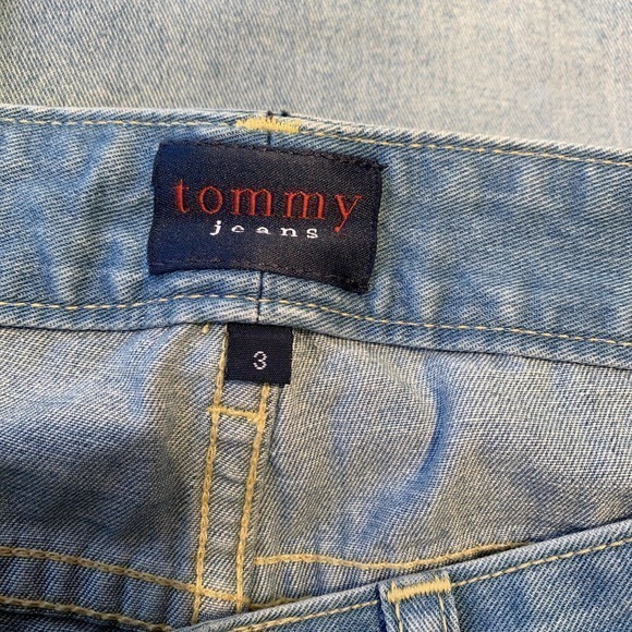 Vtg Y2K 90’s Tommy Hilfiger Relaxed Capri Jeans 3 Womens Juniors Crop NWT! - Picture 6 of 12